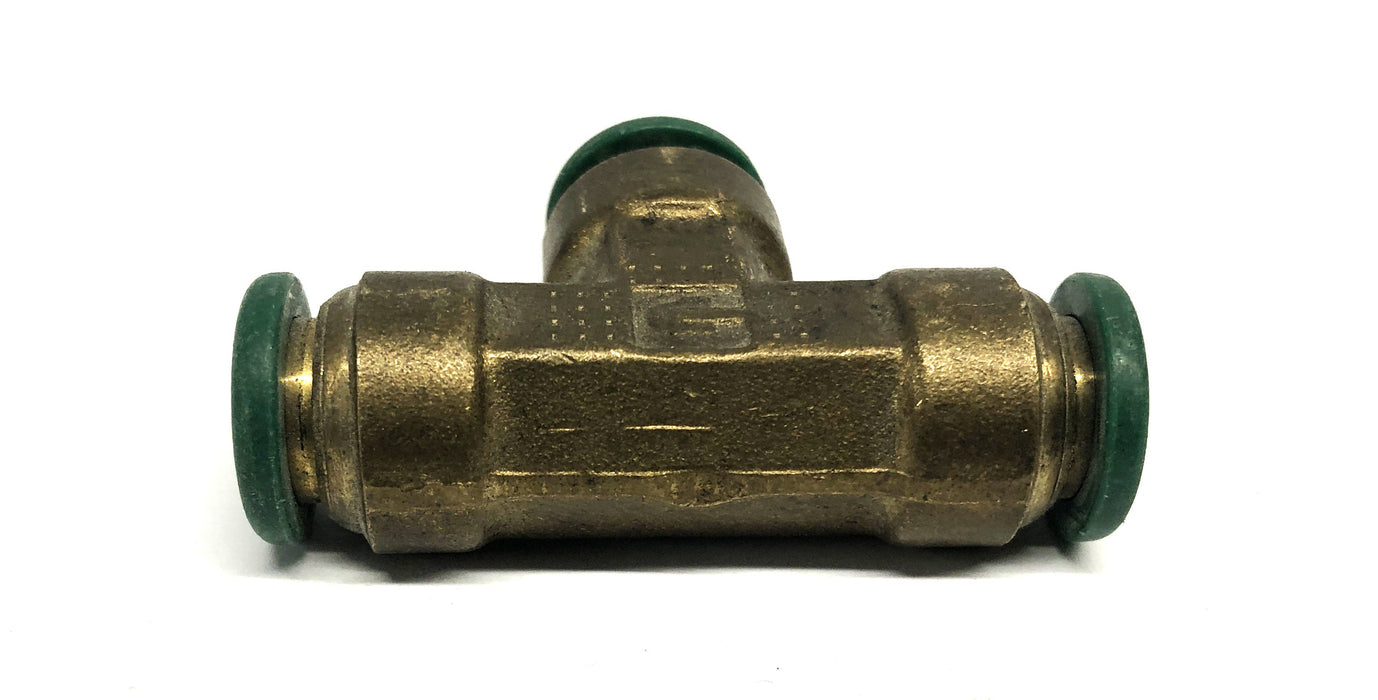 Parker Brass Push-to-Connect Union Tee Fitting 3/8 [Lot of 4]