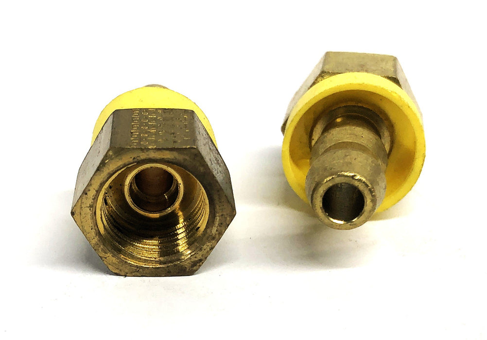 Eaton Low Pressure Brass Hose End 10004B-A05 [Lot of 4] NOS