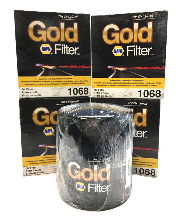 Napa Gold Oil Filter 1068 [Lot of 4] NOS