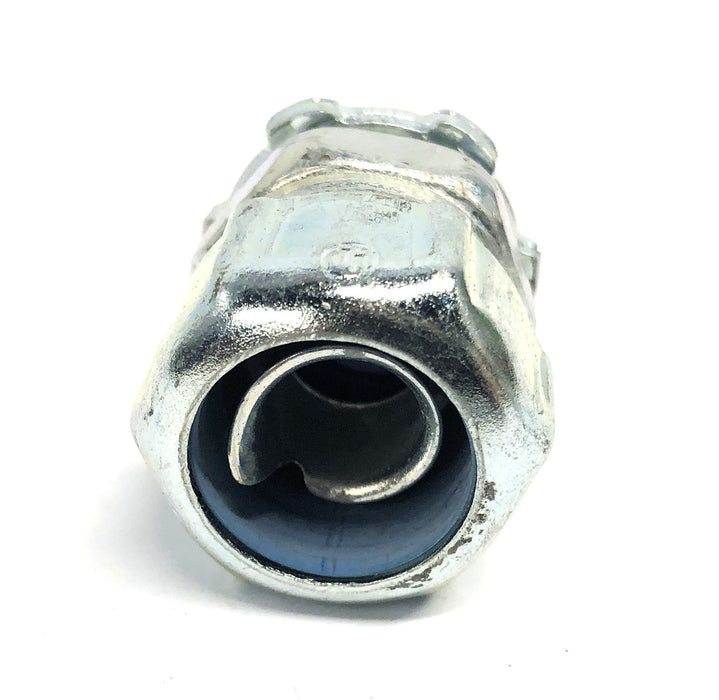 Thomas Betts 3/8 Inch Metallic Zinc Electroplate Connector 5331 [Lot of 5] NOS