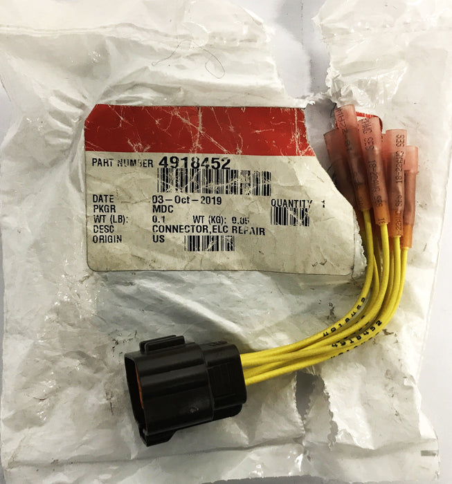 Cummins Electrical Repair Connector 4918452 NOS
