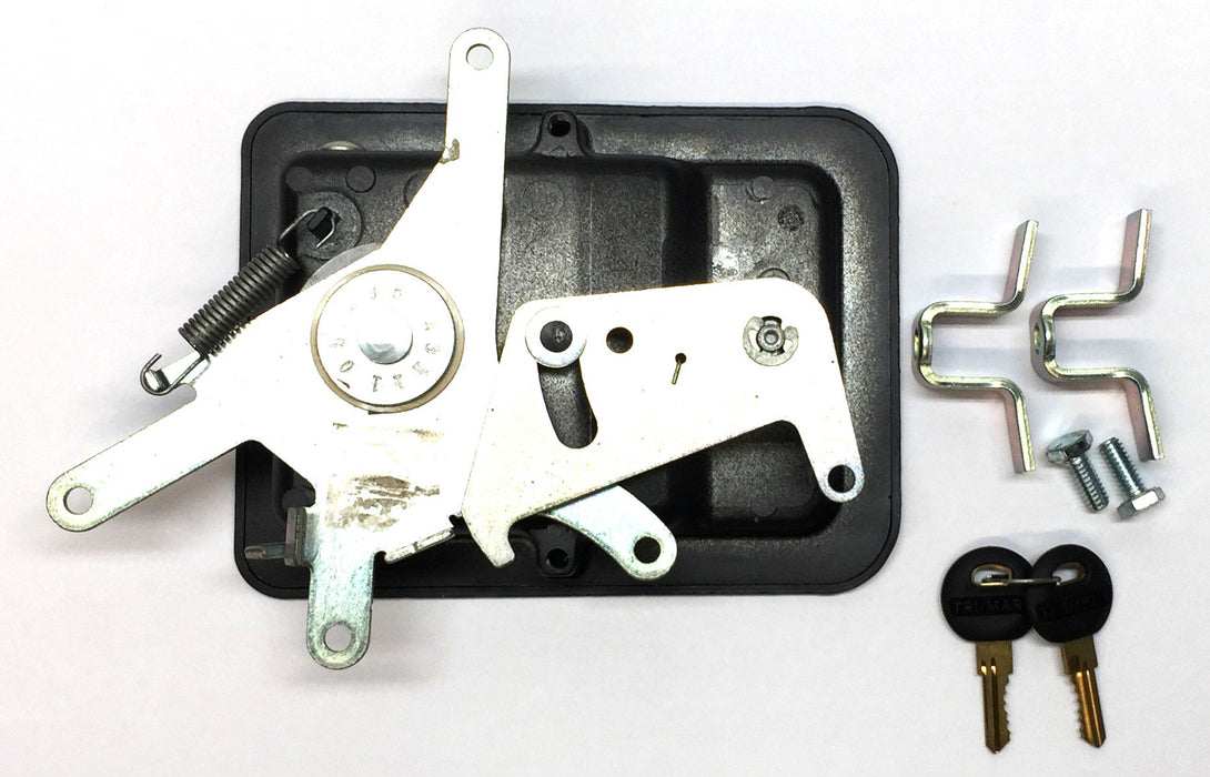 Trimark Paddle Handle with Hardware,Bracket and Keys 1311105 NOS