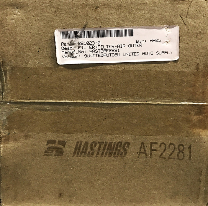Hastings Air Filter AF2281 NOS