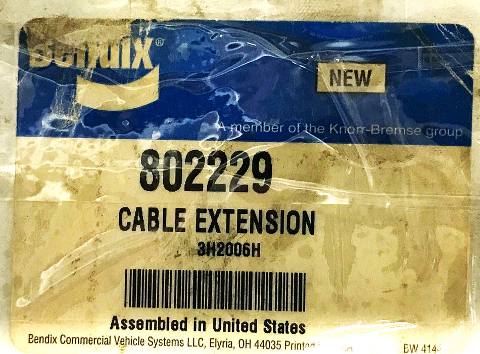 Bendix Remote Diagnostic Unit with Adapter and Extension Cables 802229 USED