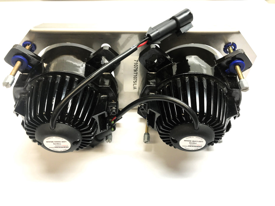 Hamsar High Beam LED Headlight Assembly 71075/71079 NOS
