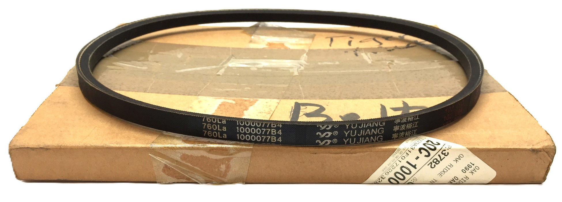 Yujiang/Tiger 760La Water Pump V-Belt 1000077B4 NOS