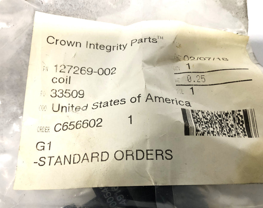 Hydraforce 4916 Solenoid Coil 4300548 (127269-002) NOS