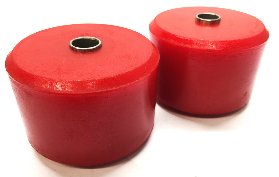 Unbranded Polyurethane Roller Wheel  3"O.D x 2"(W) x 1/2" Bore 1610045  [Lot of 2] NOS