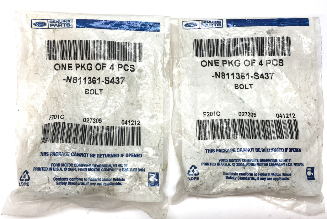 Ford Bolt Pack N811361S437 (4pcs) [Lot of 2] NOS