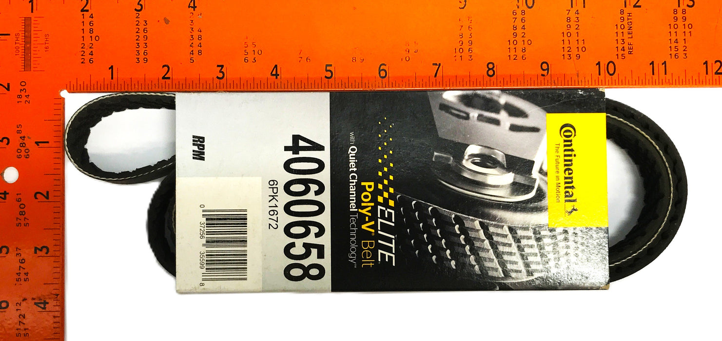 Continental Elite Serpentine V-Belt 4060658 [Lot of 2] NOS