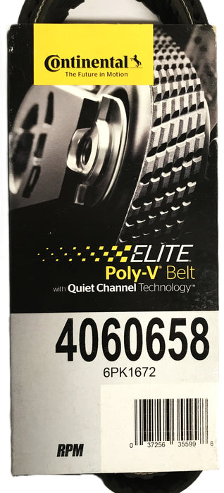 Continental Elite Serpentine V-Belt 4060658 [Lot of 2] NOS