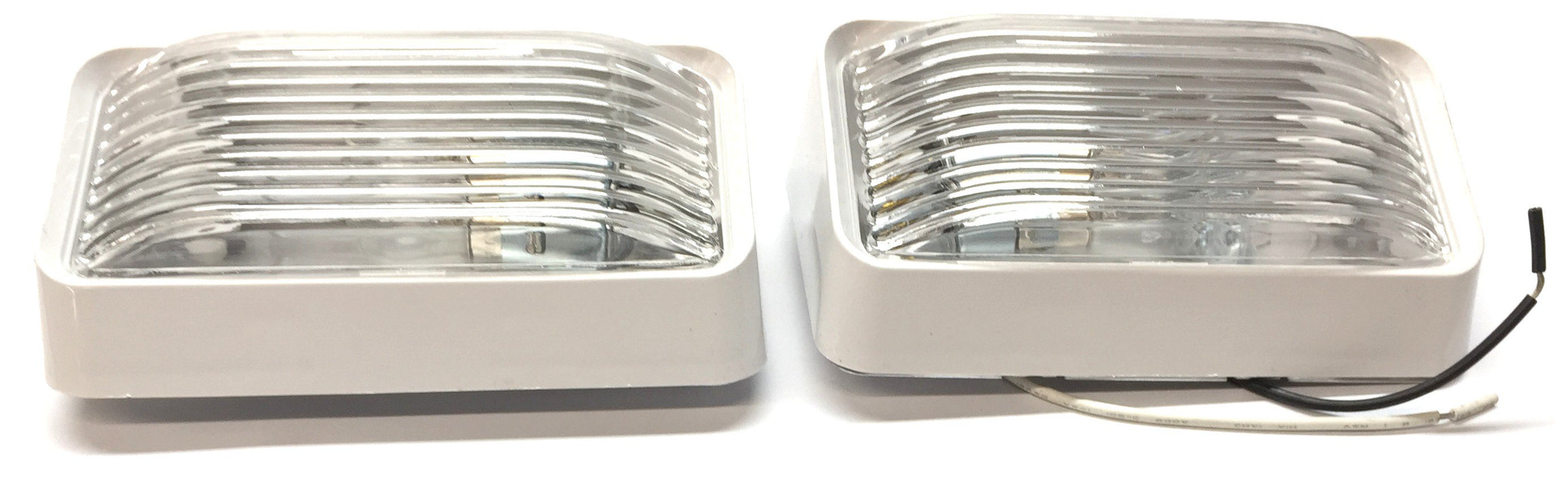 Creative Bus Sales White Patio Light 64801 (122G) [Lot of 2] NOS