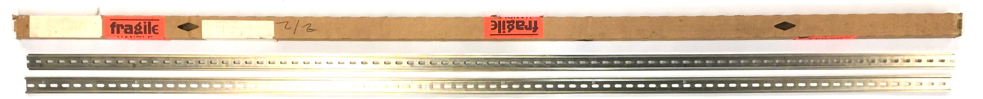 Phoenix Contact 6.56'x 0.26"x 1.38" Perforated Galvanized Steel [Lot of 2] NOS