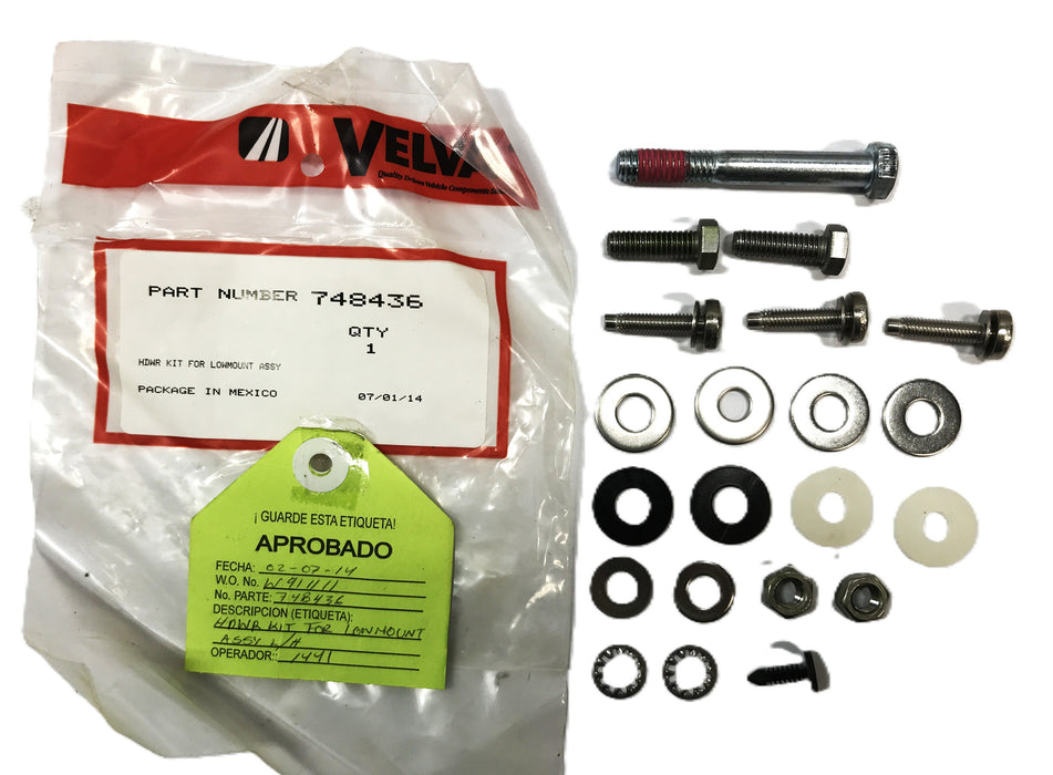Velvac Exterior Mirror and Mount Assembly 1301050-54 NOS