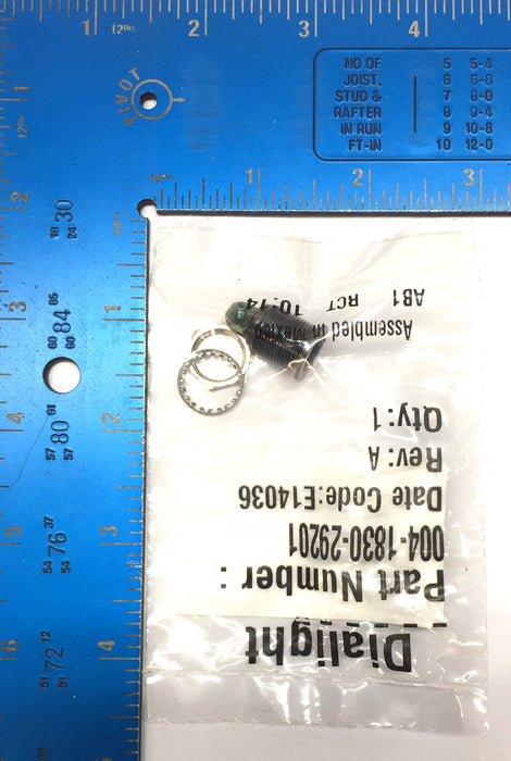Dialight T-1-3/4 Flanged Single Terminal Panel Indicator Base 004-1830-29201 [Lot of 3] NOS