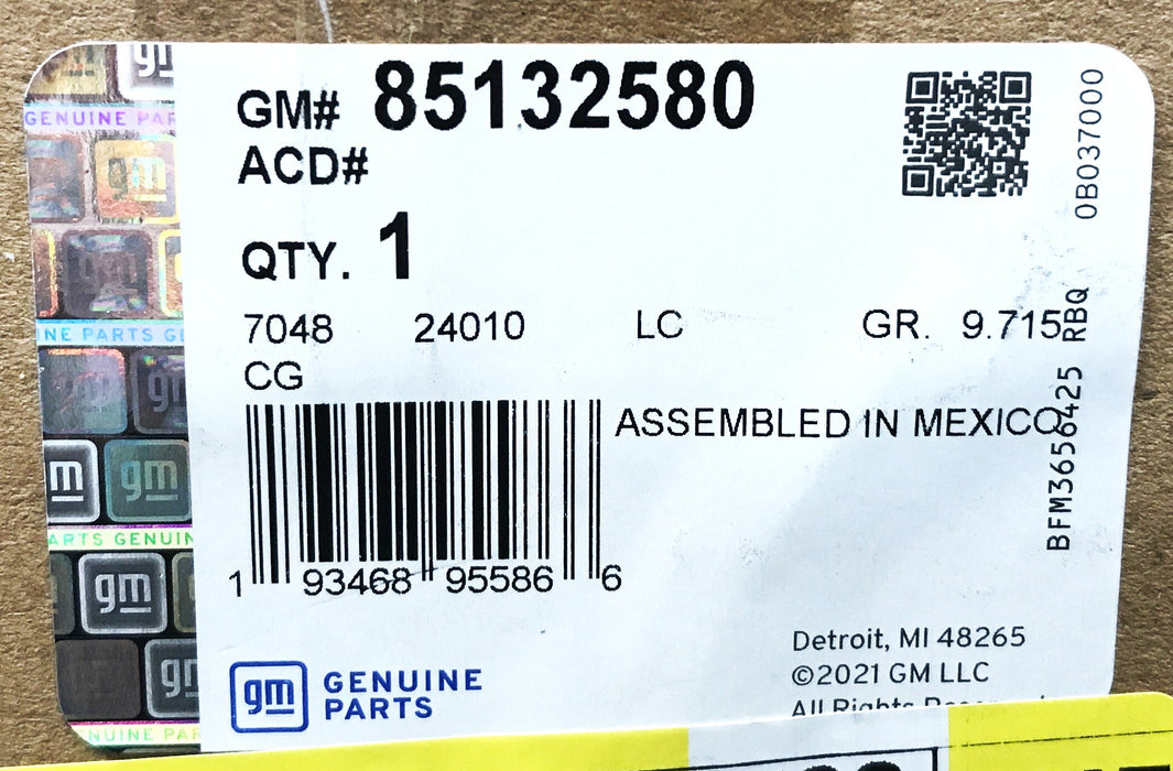 GM Camera Wiring Harness 85132580 NOS