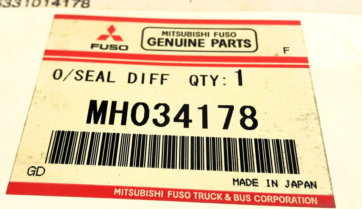 Mitsubishi Fuso Differential Drive Pinion Oil Seal MH034178 NOS