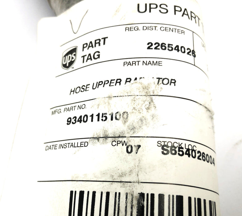 CAT Upper Radiator Hose 9340115100 NOS