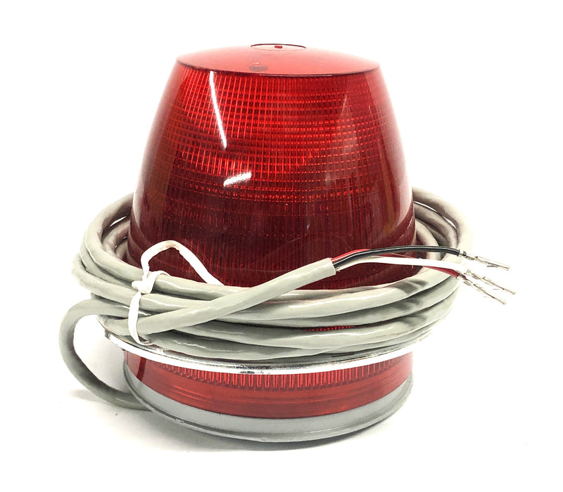 Whelen Red Dome-Profile Permanent Mount Strobe Light Head "F Head" NOS - GTS SPECIAL