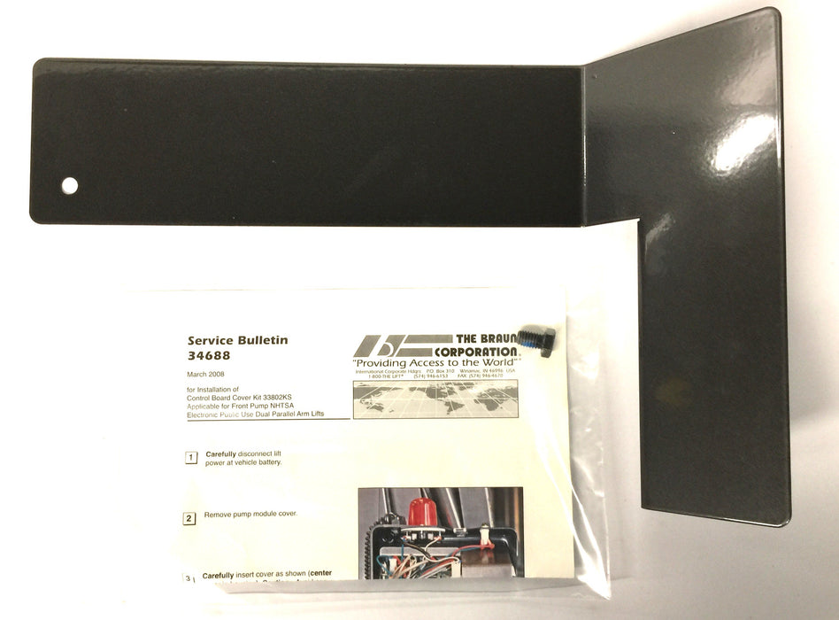 The Braun Corporation Control Board Cover Kit 33802KS NOS