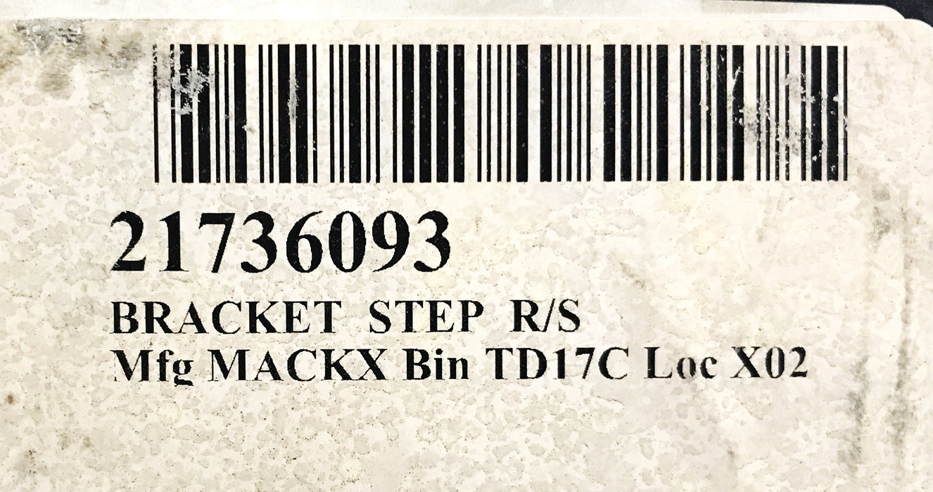 Mack Rightside Step Bracket 21736093 NOS