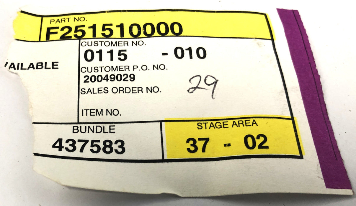 Mitsubishi Spring Washer F251510000 [Lot of 6] NOS