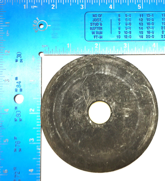 Unbranded 4" O.D x 1/4" Thick x 3/4" Bore Flat Steel Round Spacer [Lot of 4] NOS