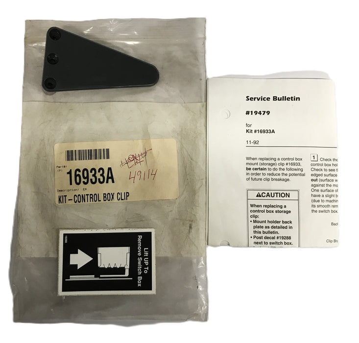 Braun Wheel Chair Lift Control Box Clip 16933A [Lot of 4] NOS