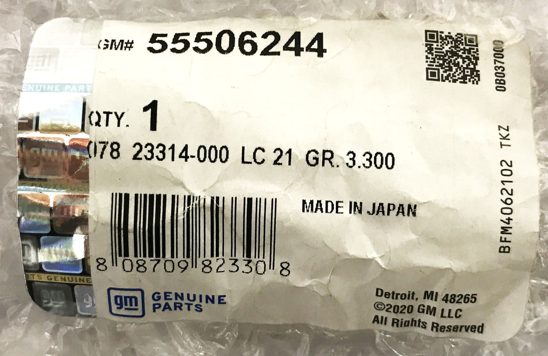 GM OEM Single Fuel Injector 55506244 NOS