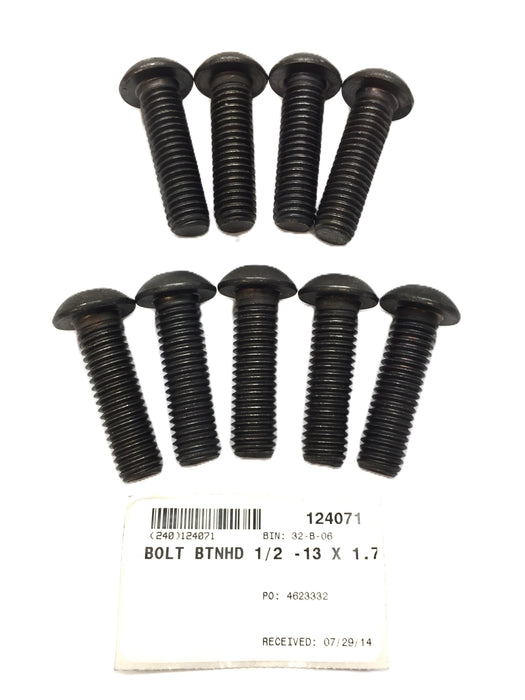 Gillig 1/2"-13 x 1.7 Buttonhead Bolt 54-11199-001 [Lot of 9] NOS