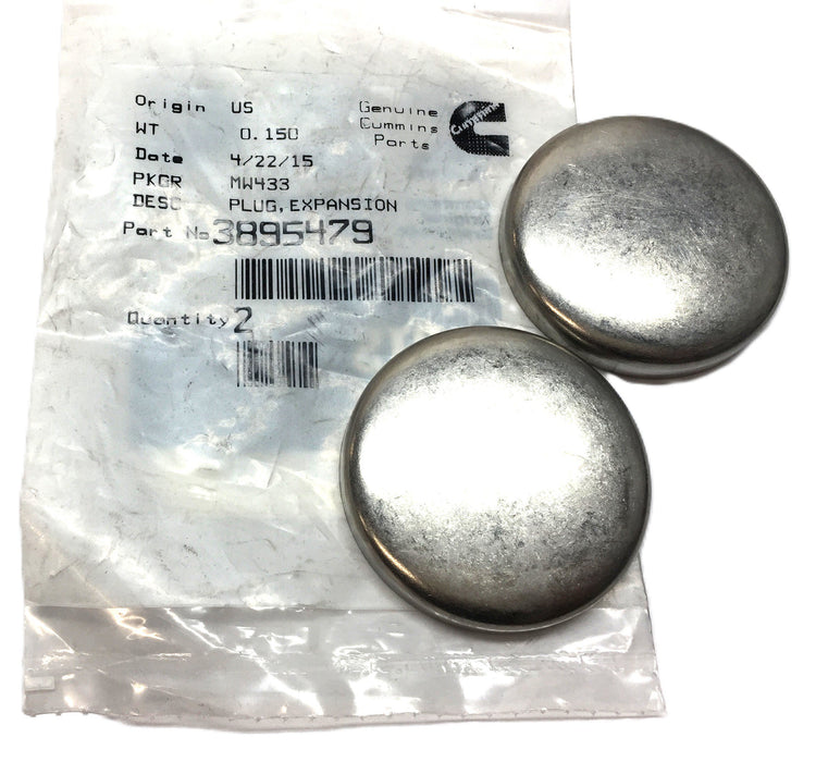 Cummins Expansion Plug Pack 3895479 (2pcs) NOS