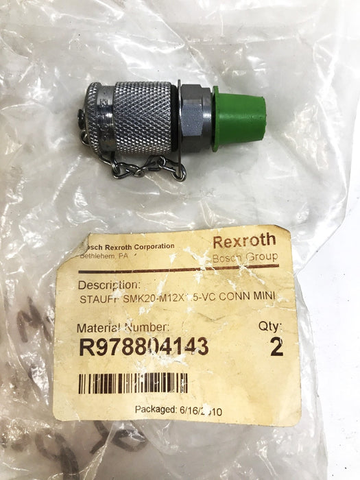 Rexroth Hydraulic Test Port R978804143 [Lot of 3] NOS