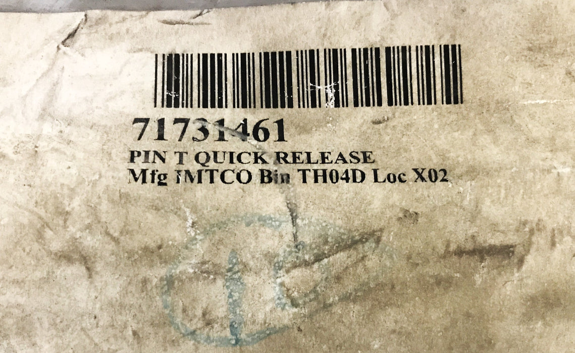IMTCO Quick Release T-Handle Pin 71731461 [Lot of 5] NOS