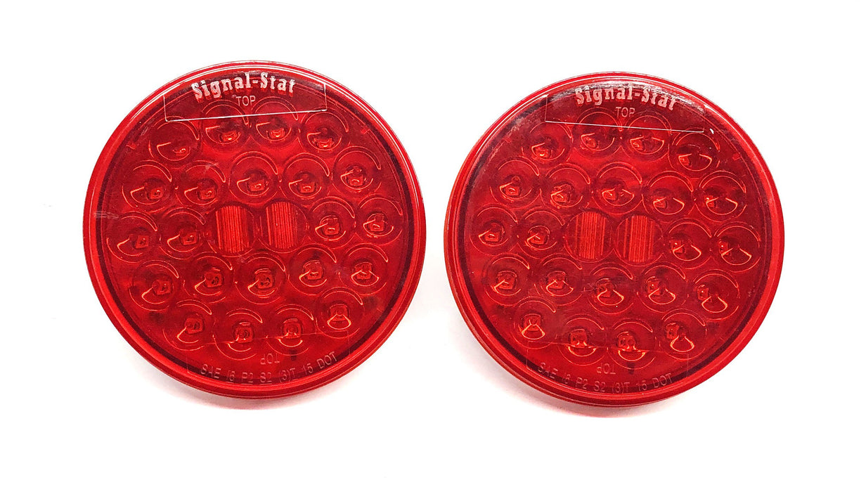 Signal-Stat 4 Inch 12V LED Stop/Turn/Tail Lamp 4050 [Lot of 2] NOS