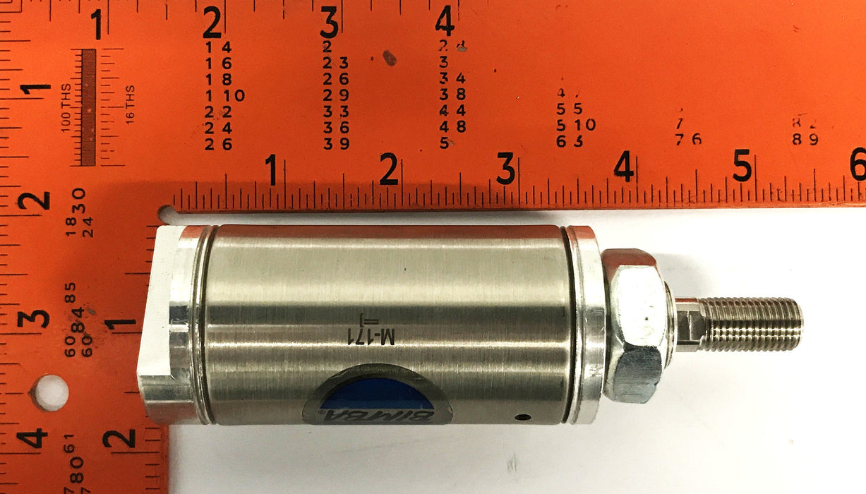 Bimba 1-1/2 inch (1 inch stroke) Pneumatic Cylinder M-171 NOS