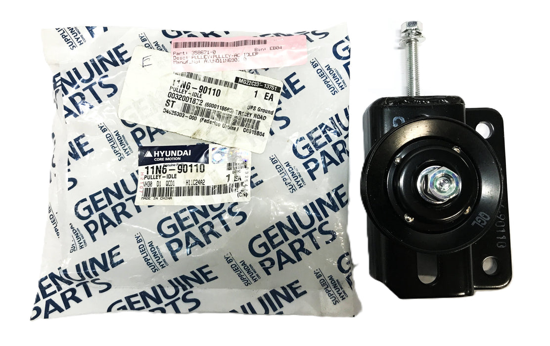 Hyundai Idler Pulley Assembly 11N6-90110 NOS