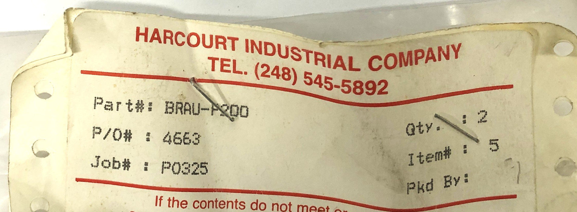 Brauer Toggle Clamp P200 NOS