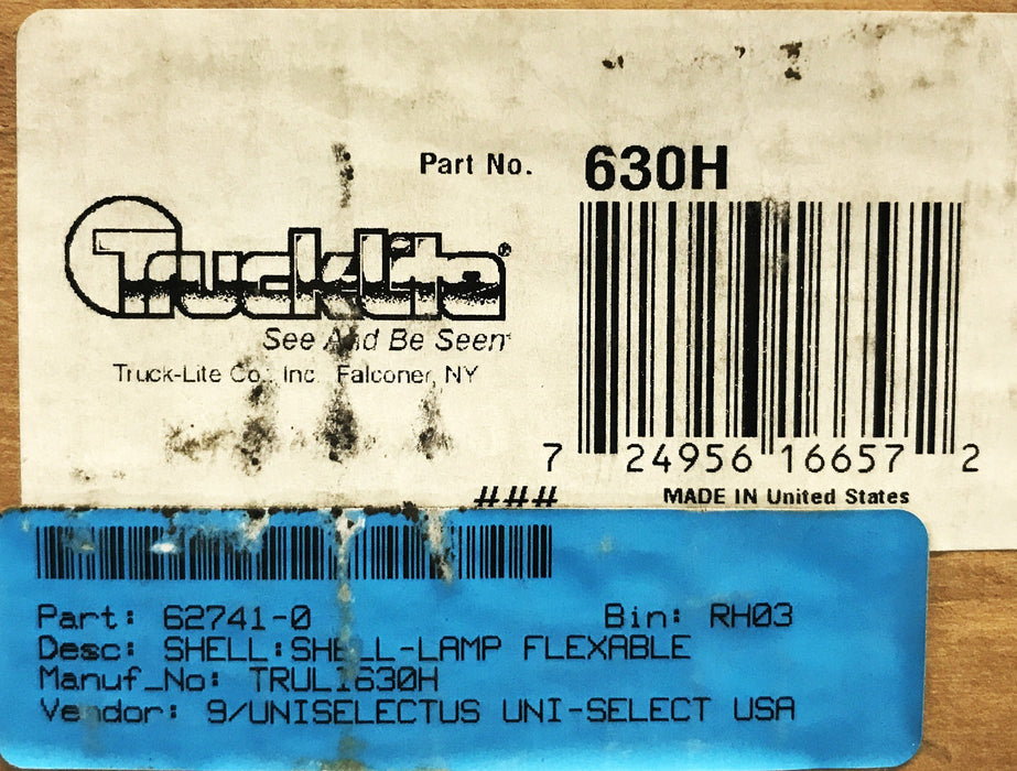 TruckLite Replacement Rubber Lamp Housing 630H NOS