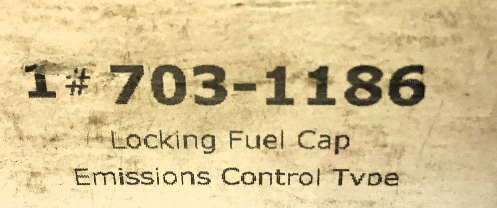 Napa Locking Fuel Tank Cap 703-1186 NOS