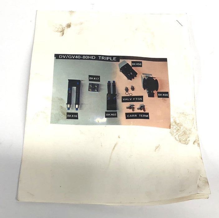 Balkancar Internal Hose Reeving Kit For GVDV/40-80 (DV/GV40-80HD Triple) NOS