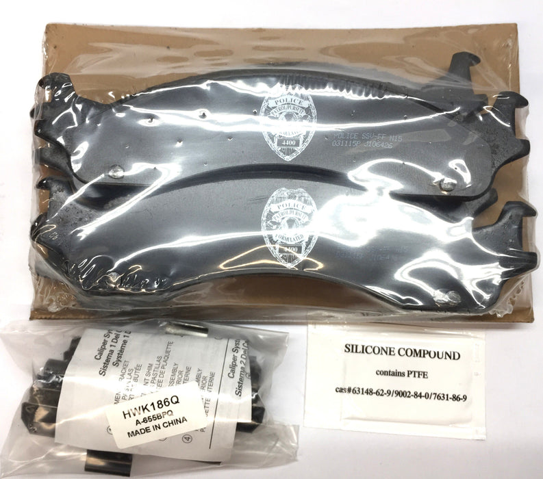 Raybestos Brake Pad Set w/Hardware SP655PSH NOS - GTS SPECIAL