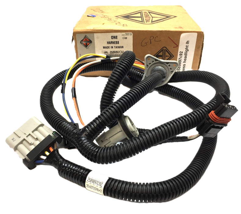 International Headlight Wire Harness 2589892C92 NOS