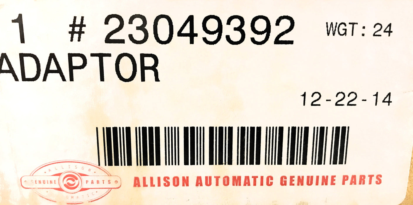 Allison Transmission Adapter Assembly 23049392 NOS