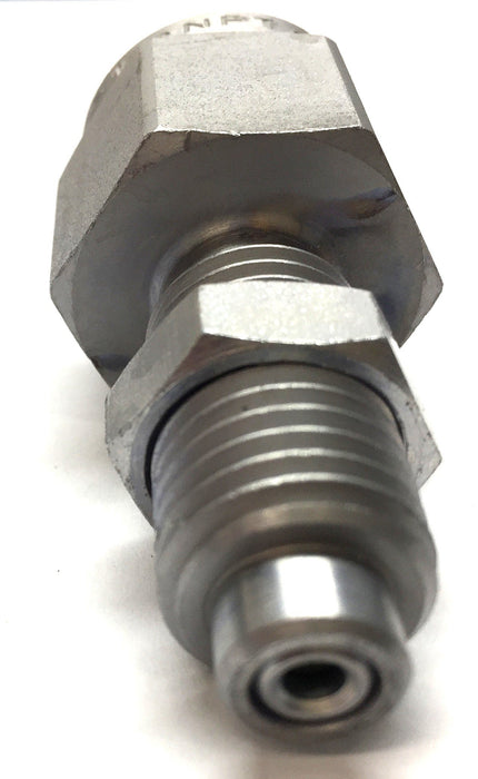 Stauff 1/2" Female End Hose Gauge Adapter SMA-20-1/2NPT-W3 NOS