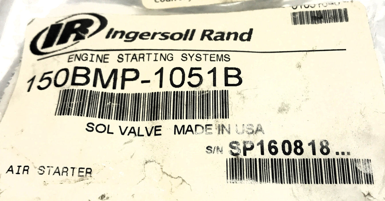 Ingersoll-Rand Solenoid Valve 150BMP-1051B NOS