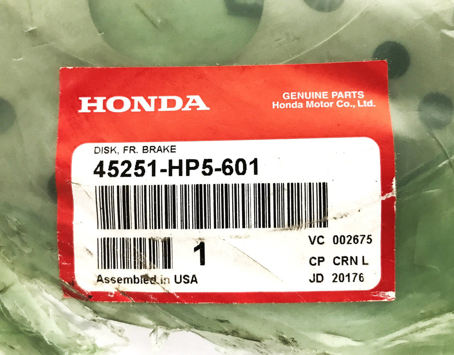 Honda Front Brake Disc Rotor 45251-HP5-601 [Lot of 4] NOS