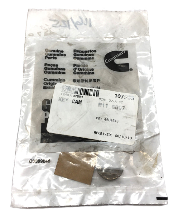 Cummins Offset Woodruff Key 3009950 NOS