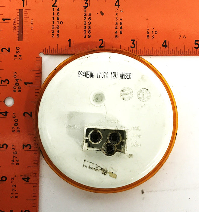 Peterson 4-inch Round Amber Rear Turn Signal 867SA-2 NOS