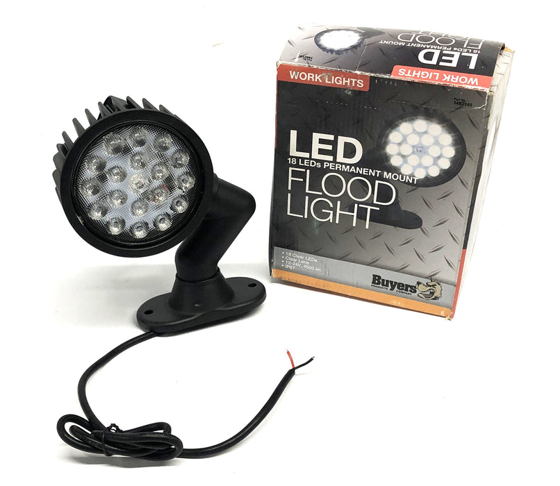 Buyers 18 LEDs Permanent Mount Flood Light Missing Hardware 1492145 NOS