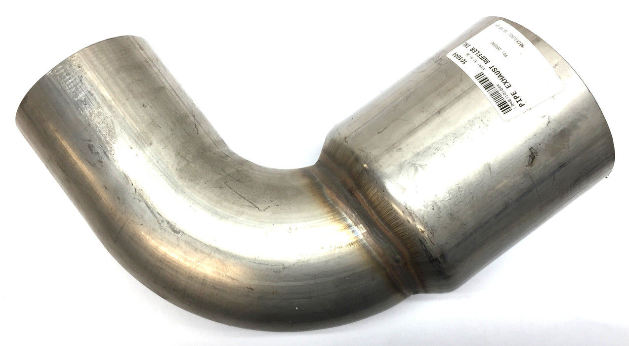 SF Tube 90-DEG 3-3/4" x 5" Exhaust Elbow 3/8" Sensor Bung Hole 55-35380-000 NOS